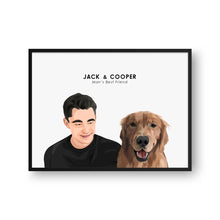 Load image into Gallery viewer, Dual Passport - Custom Pet Canvas