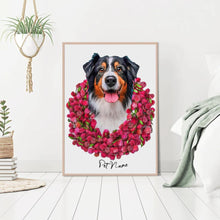 Load image into Gallery viewer, Customized dog painting